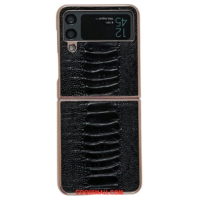 Coque Samsung Galaxy Z Flip 4 Design Crocodile