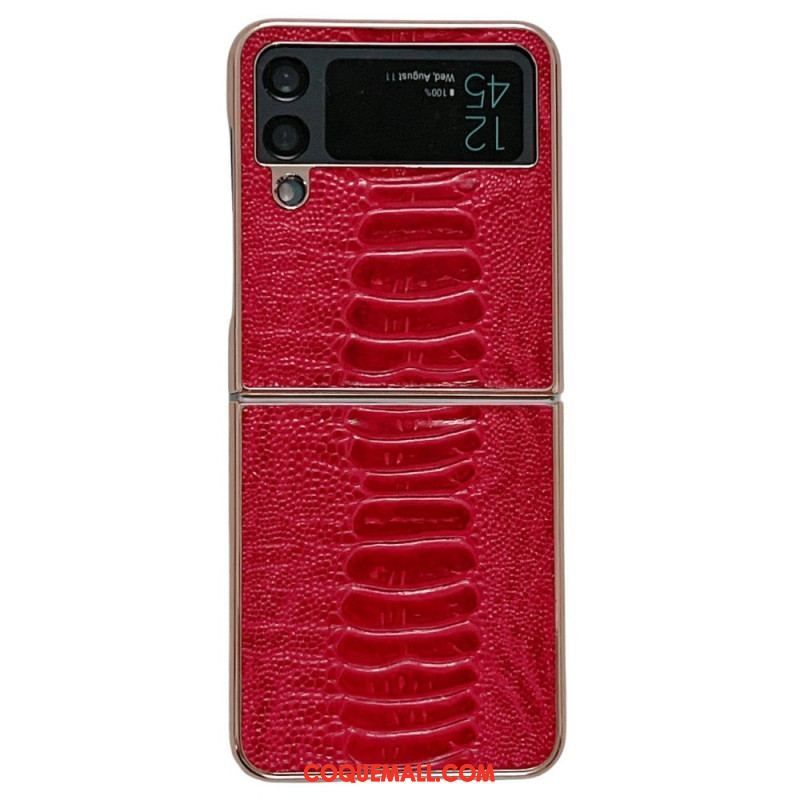 Coque Samsung Galaxy Z Flip 4 Design Crocodile