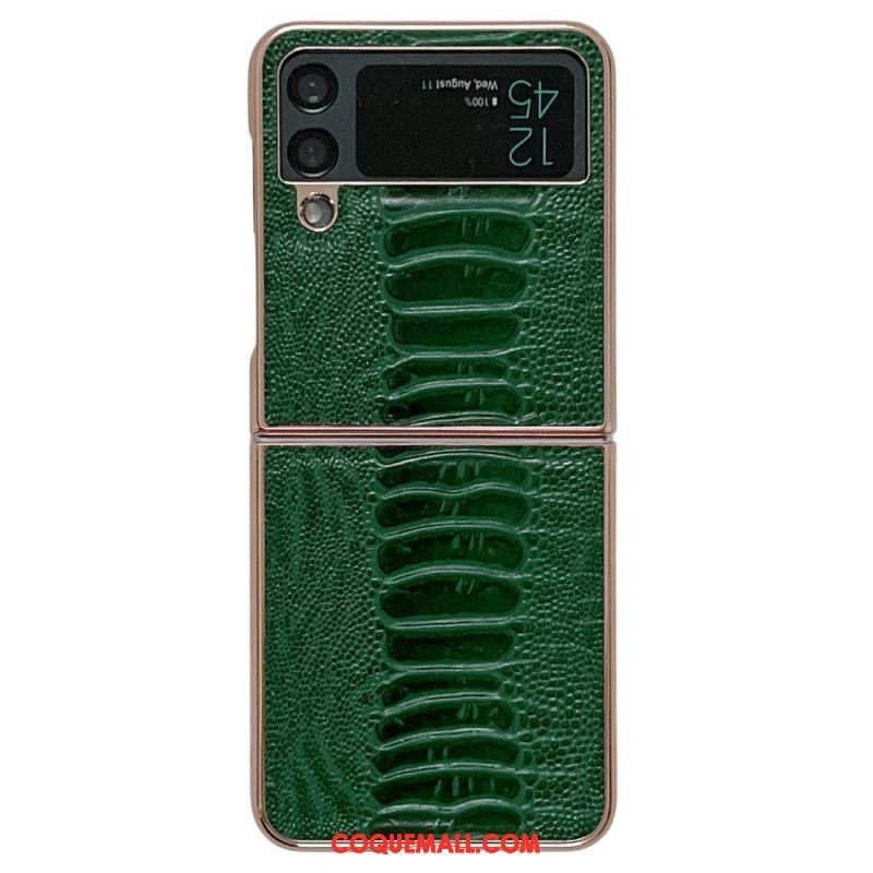 Coque Samsung Galaxy Z Flip 4 Design Crocodile