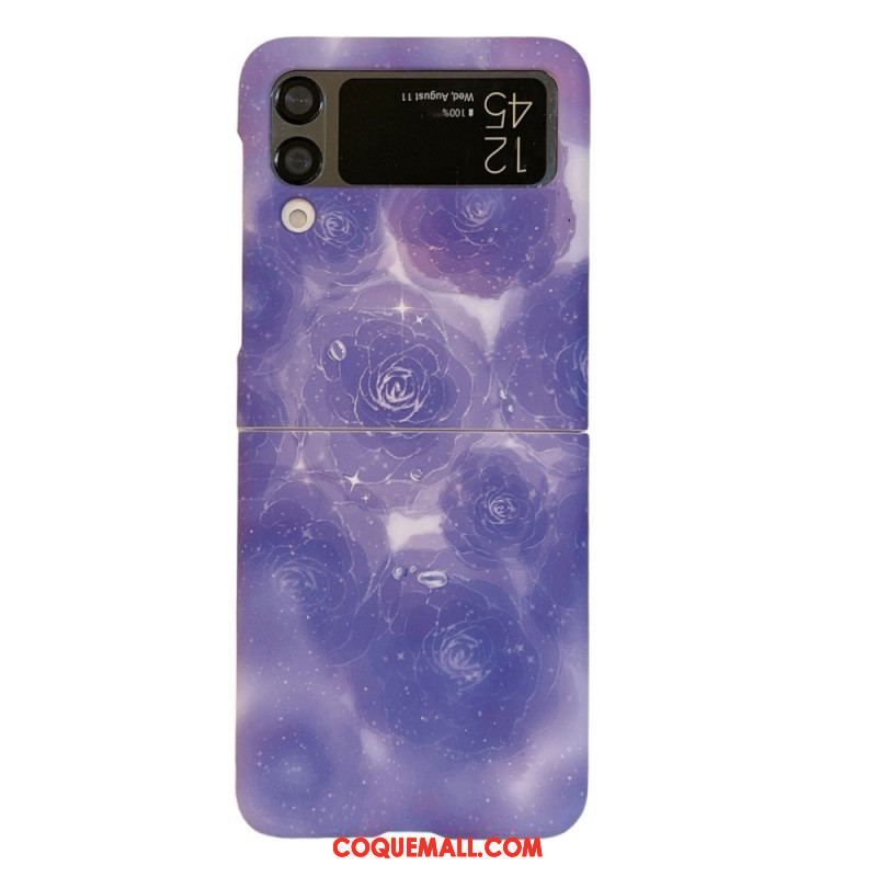 Coque Samsung Galaxy Z Flip 4 Fleurs Art