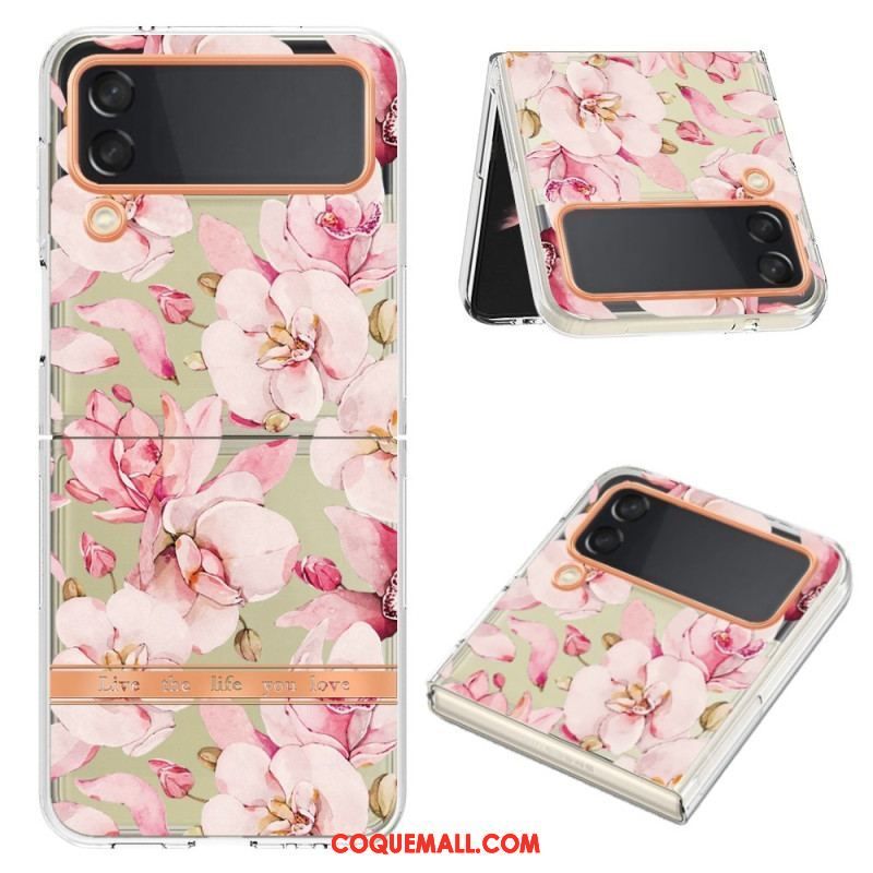 Coque Samsung Galaxy Z Flip 4 Florale