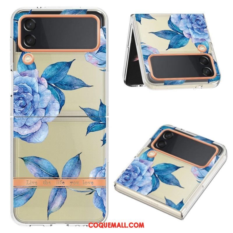 Coque Samsung Galaxy Z Flip 4 Florale