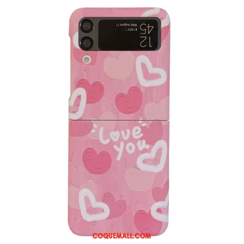 Coque Samsung Galaxy Z Flip 4 Love Flowers