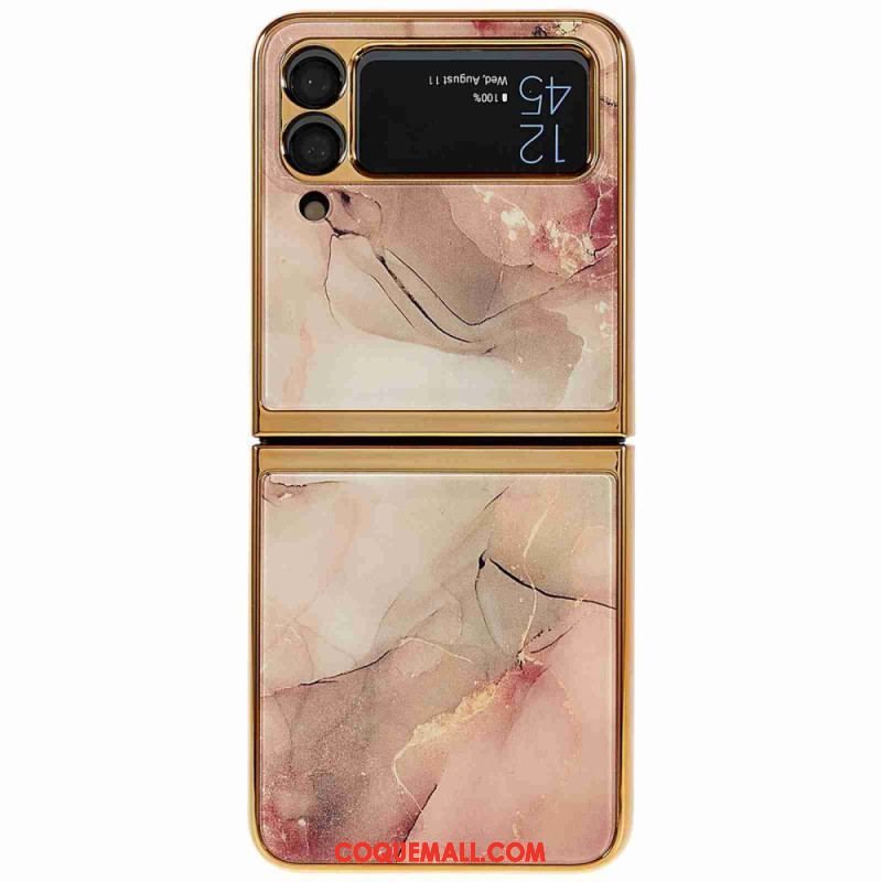 Coque Samsung Galaxy Z Flip 4 Style Marbre