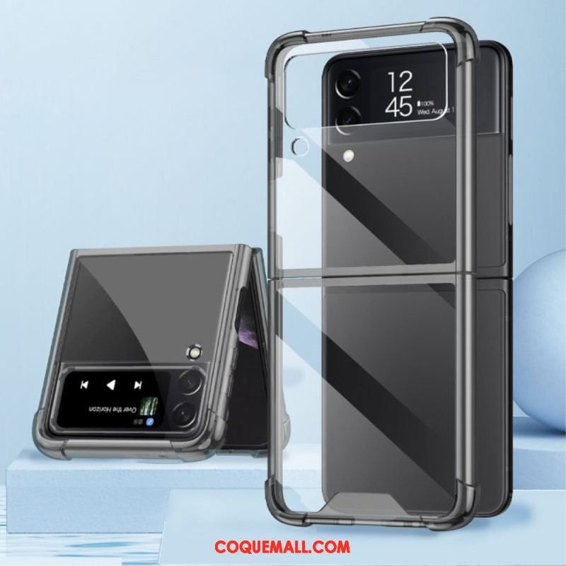 Coque Samsung Galaxy Z Flip 4 Transparente Coins Renforcés GKK