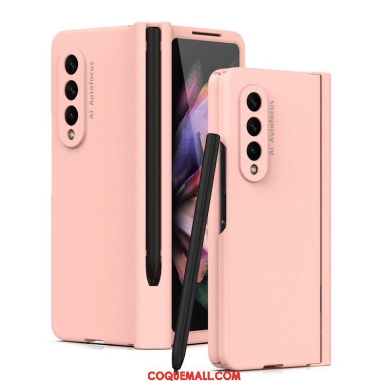 Coque Samsung Galaxy Z Fold 3 5G Protecteur Écran et Porte-Stylet