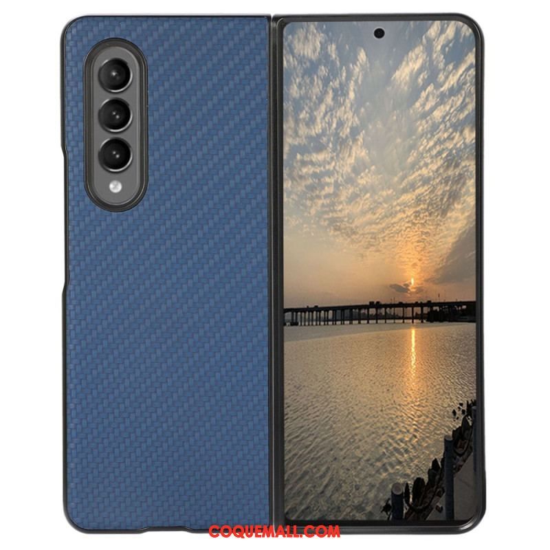 Coque Samsung Galaxy Z Fold 4 Fibre de Carbone