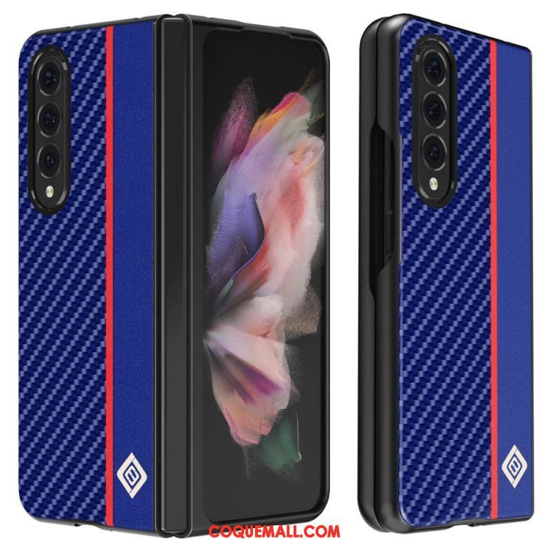 Coque Samsung Galaxy Z Fold 4 Fibre de Carbone Line Lc. Imeeke