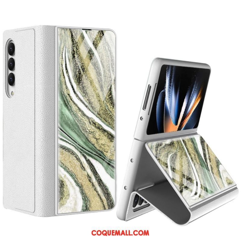 Coque Samsung Galaxy Z Fold 4 GKK Marble Waves