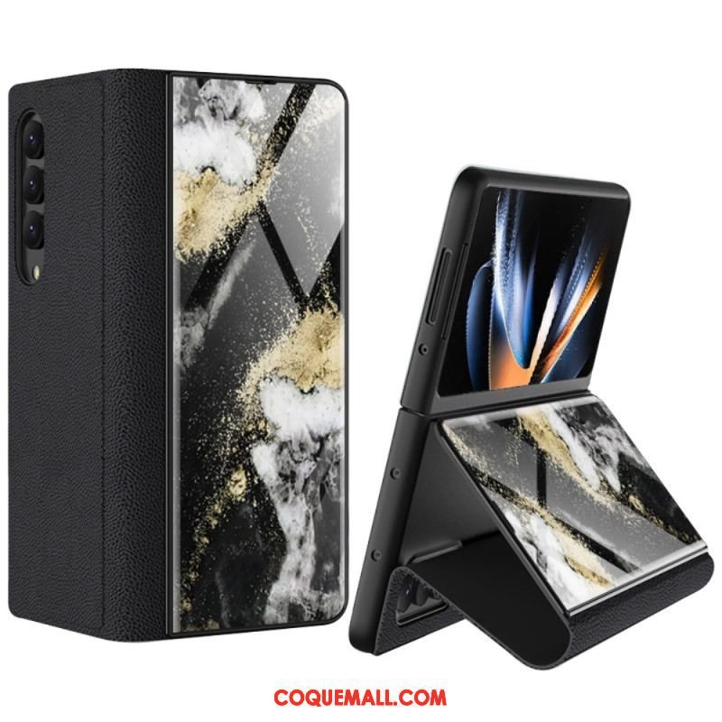 Coque Samsung Galaxy Z Fold 4 GKK Marble Waves