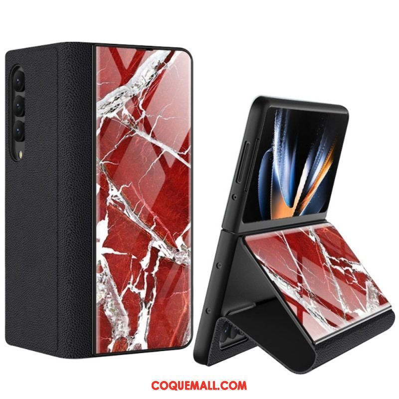 Coque Samsung Galaxy Z Fold 4 GKK Marble Waves