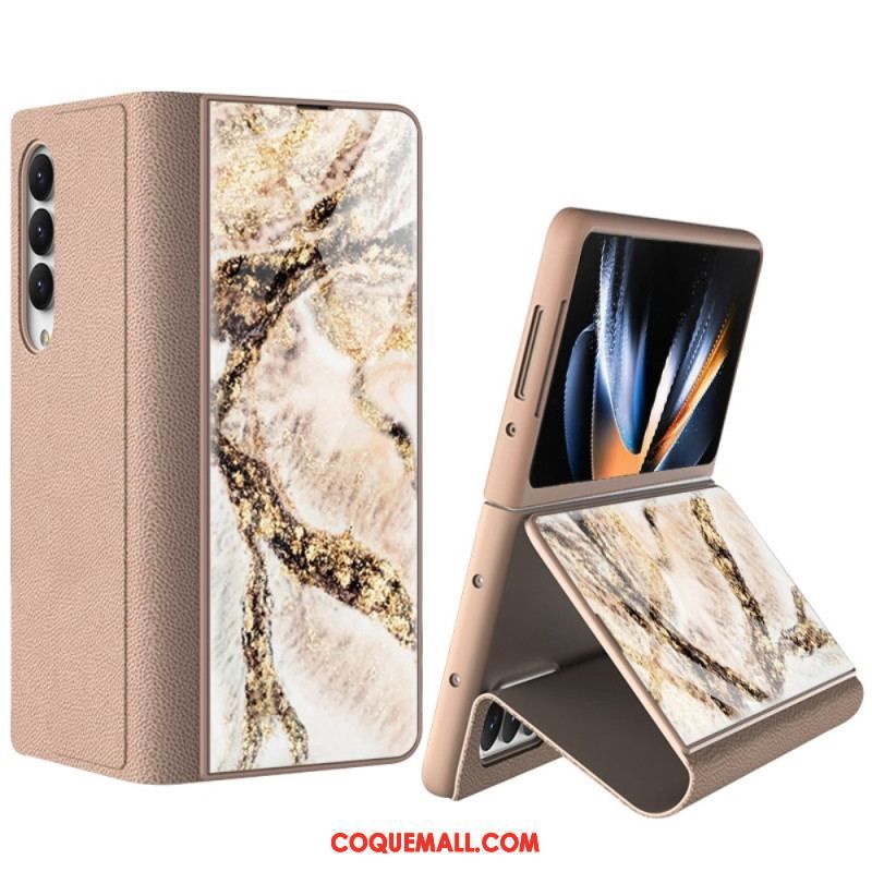 Coque Samsung Galaxy Z Fold 4 GKK Marble Waves