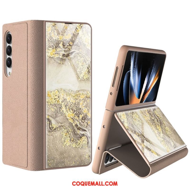 Coque Samsung Galaxy Z Fold 4 GKK Marble Waves