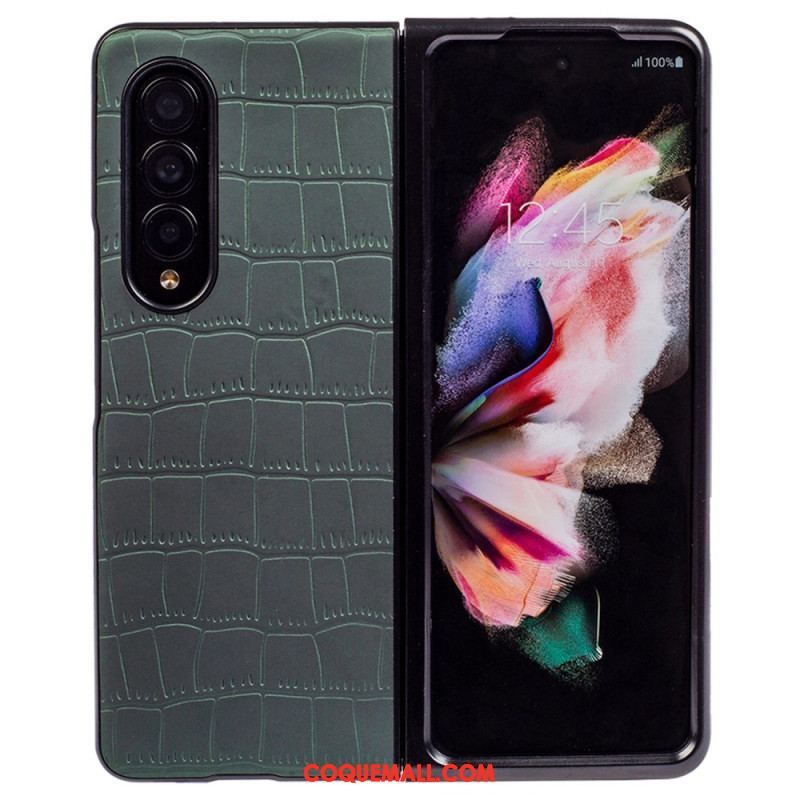 Coque Samsung Galaxy Z Fold 4 Relief Croco