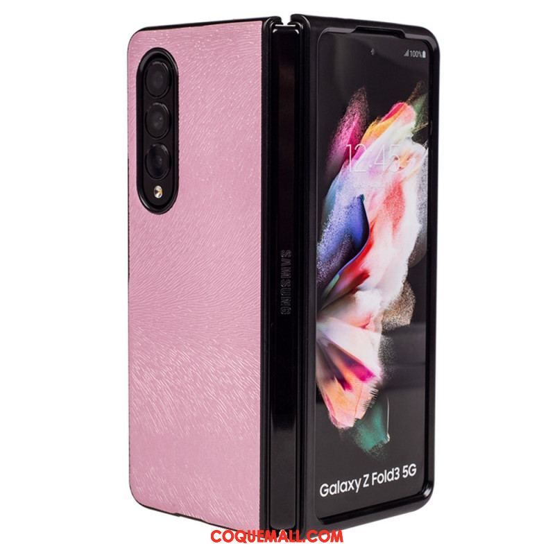 Coque Samsung Galaxy Z Fold 4 Relief Fourrure