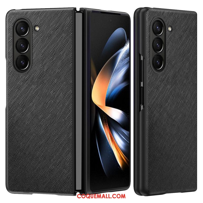 Coque Samsung Galaxy Z Fold 6 Texture Croisée