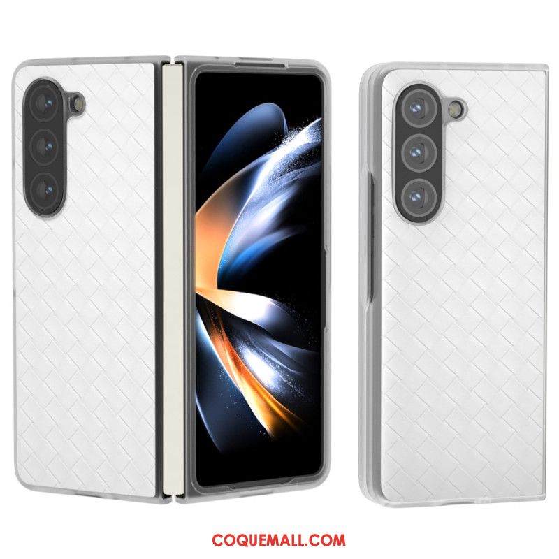 Coque Samsung Galaxy Z Fold 6 Texture Tissée