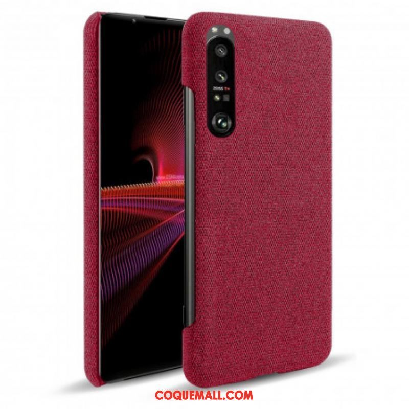 Coque Sony Xperia 1 III Texture Tissu KSQ