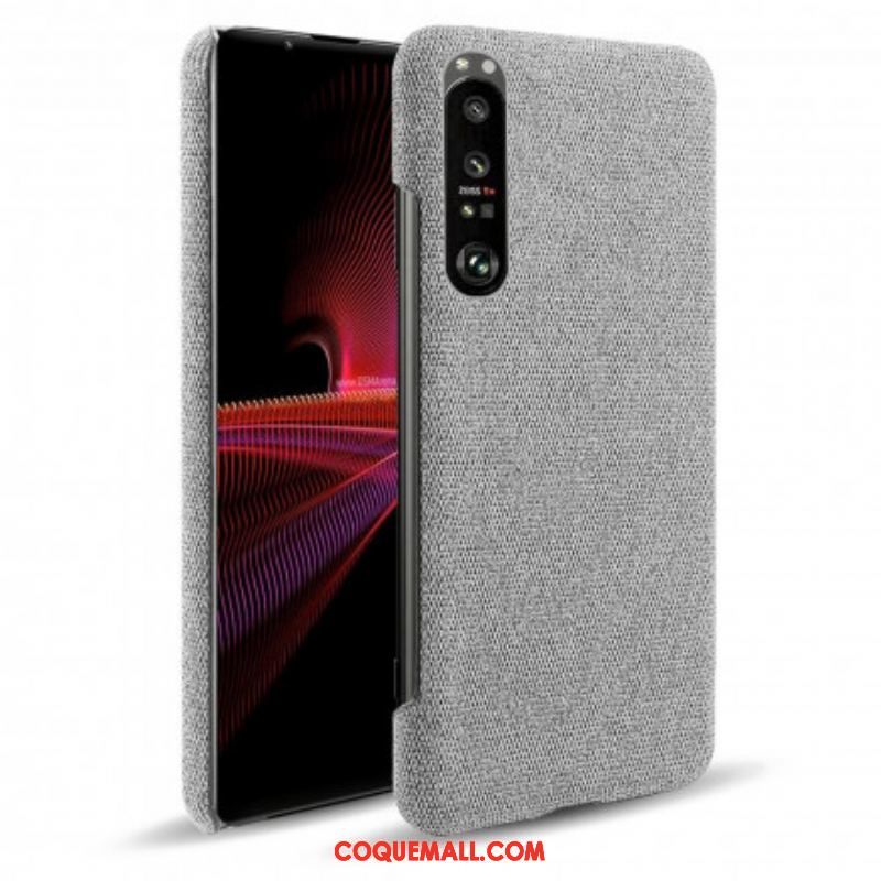 Coque Sony Xperia 1 III Texture Tissu KSQ