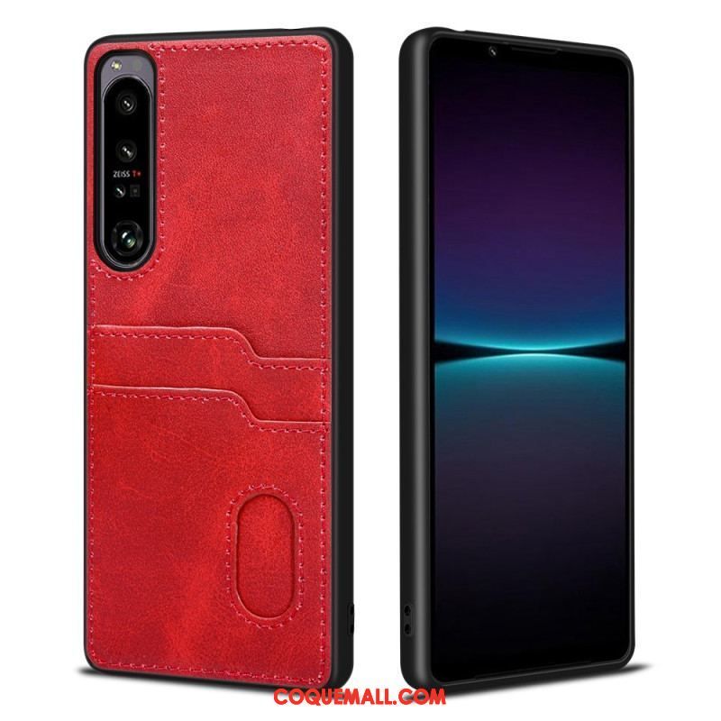 Coque Sony Xperia 1 IV Double Porte-Cartes