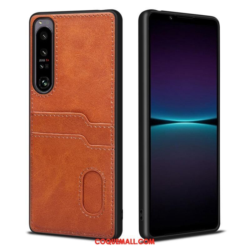 Coque Sony Xperia 1 IV Double Porte-Cartes