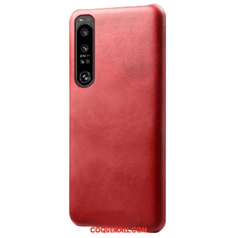 Coque Sony Xperia 1 IV Effet Cuir