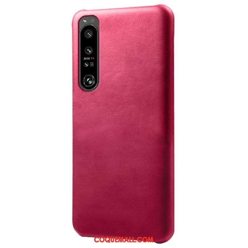 Coque Sony Xperia 1 IV Effet Cuir