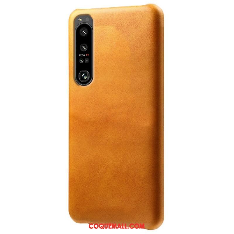 Coque Sony Xperia 1 IV Effet Cuir