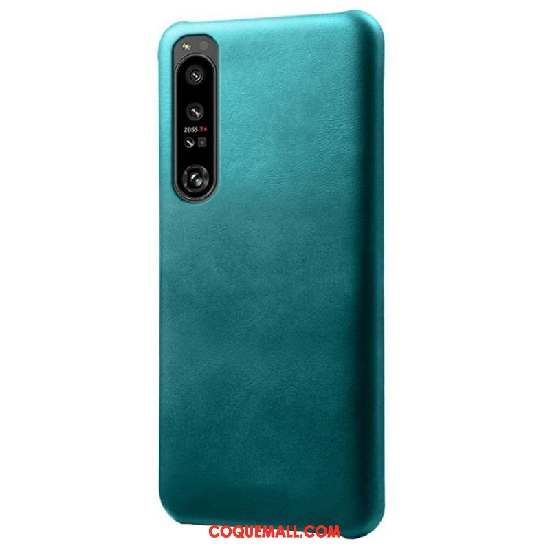 Coque Sony Xperia 1 IV Effet Cuir