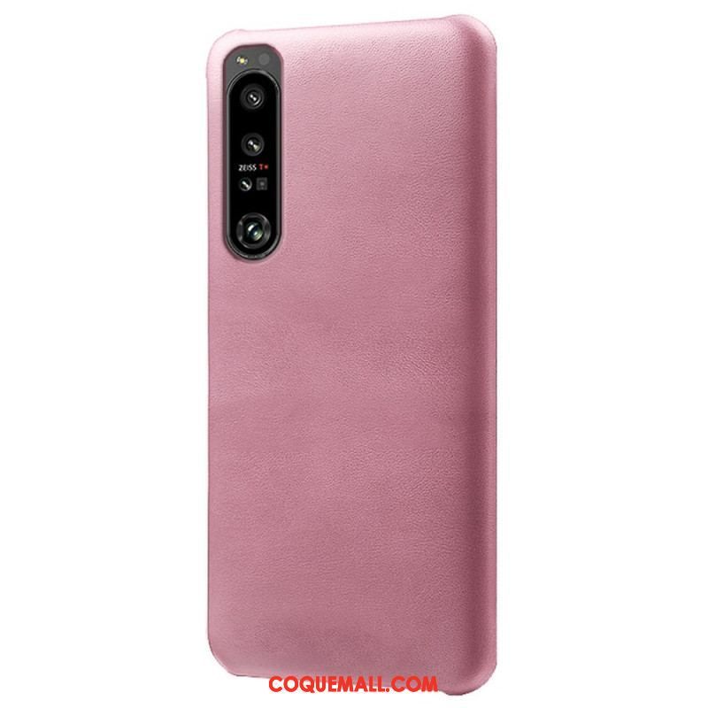 Coque Sony Xperia 1 IV Effet Cuir