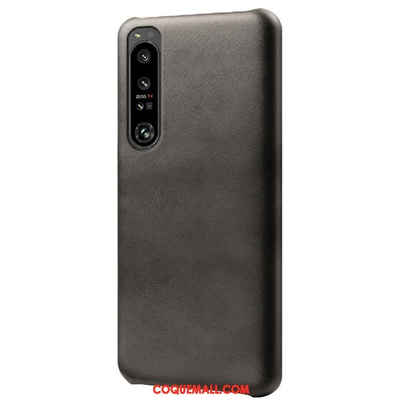 Coque Sony Xperia 1 IV Effet Cuir