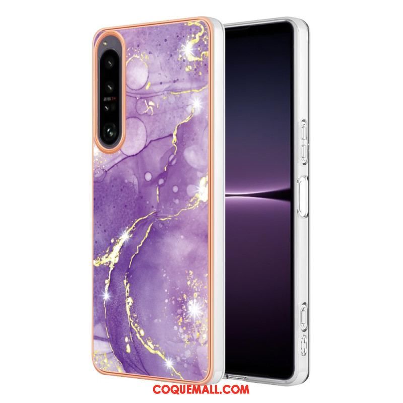 Coque Sony Xperia 1 IV Marbre Coloré