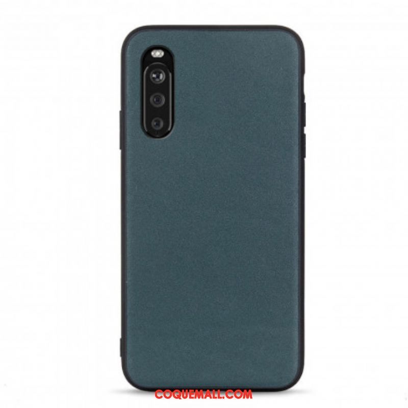 Coque Sony Xperia 10 III Véritable Cuir Business