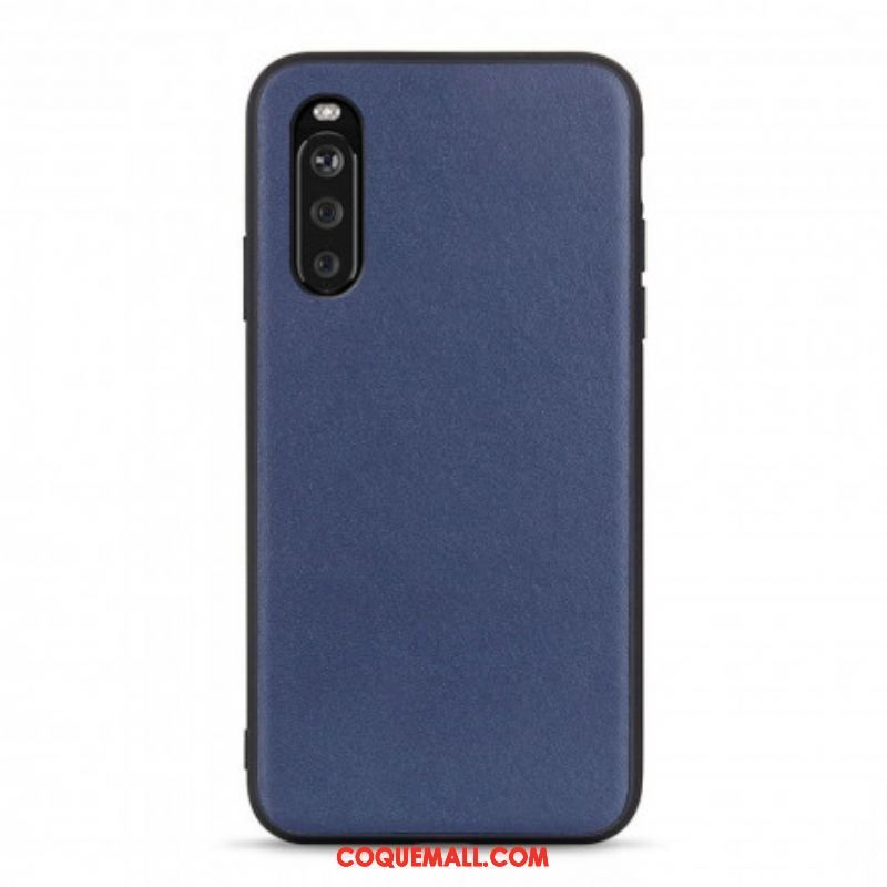 Coque Sony Xperia 10 III Véritable Cuir Business