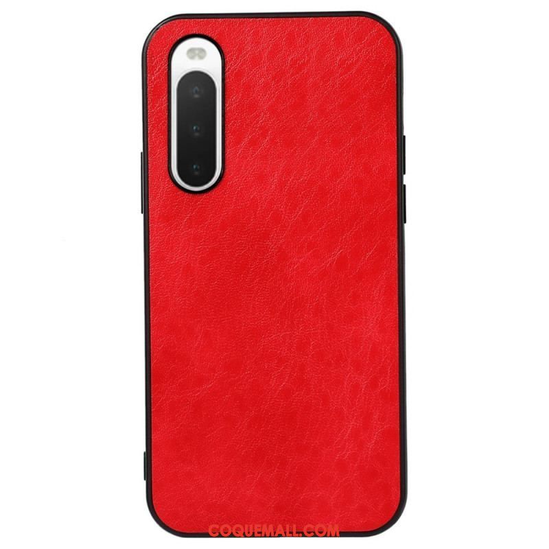 Coque Sony Xperia 10 IV Effet Cuir