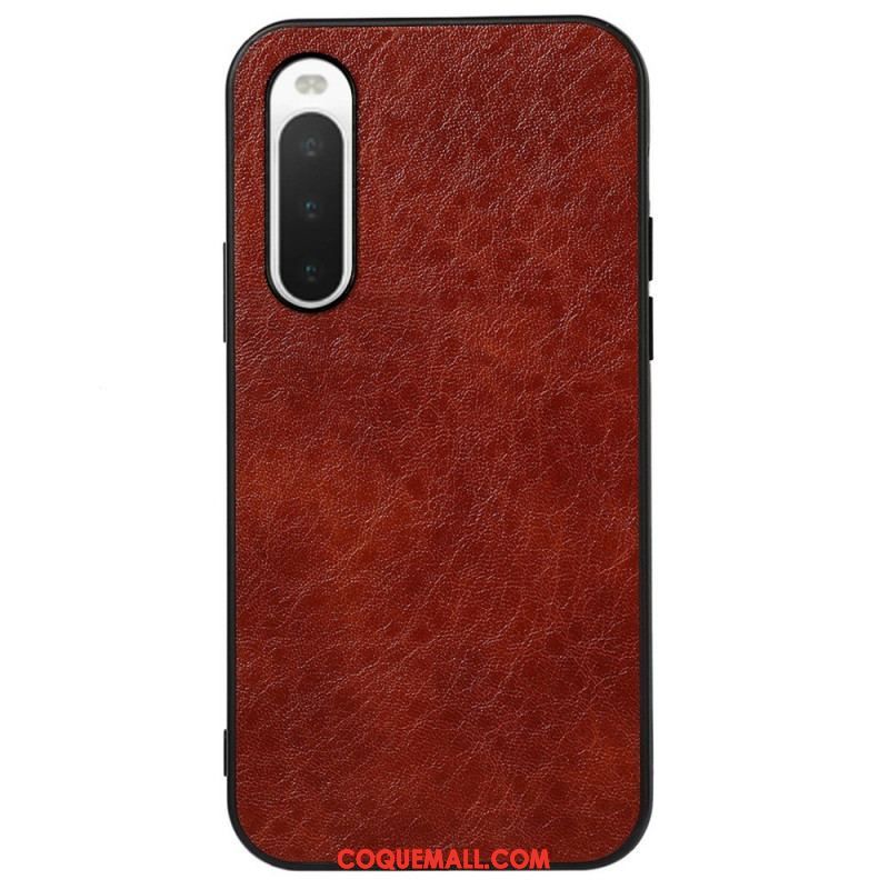 Coque Sony Xperia 10 IV Effet Cuir