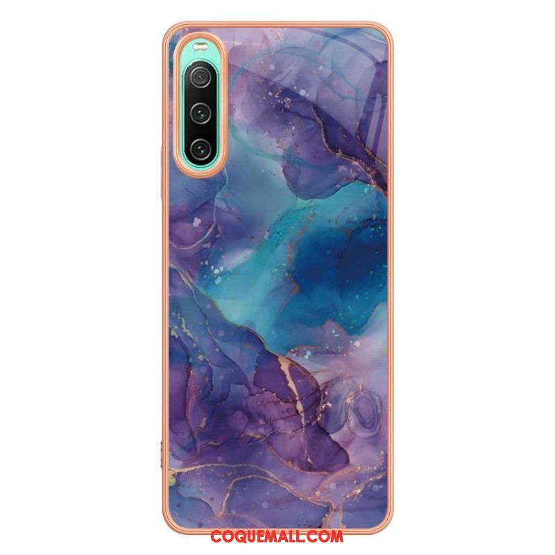 Coque Sony Xperia 10 IV Marbre