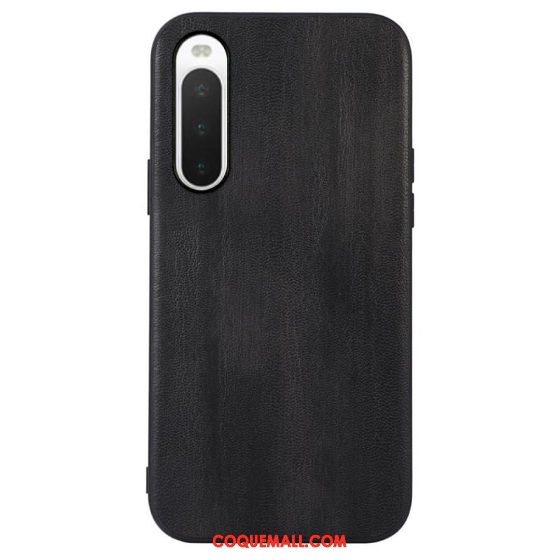 Coque Sony Xperia 10 IV Texture Cuir