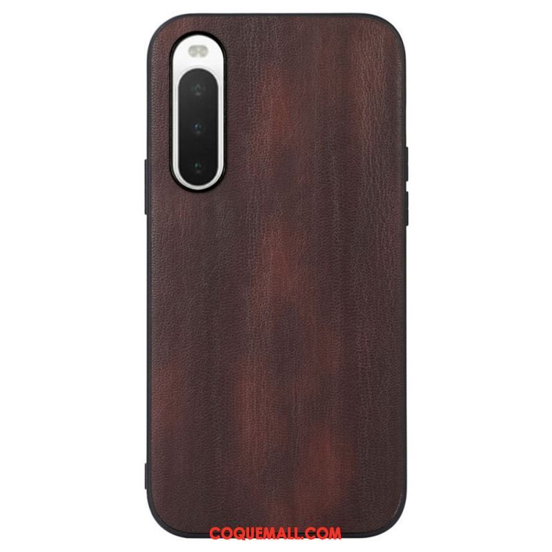 Coque Sony Xperia 10 IV Texture Cuir