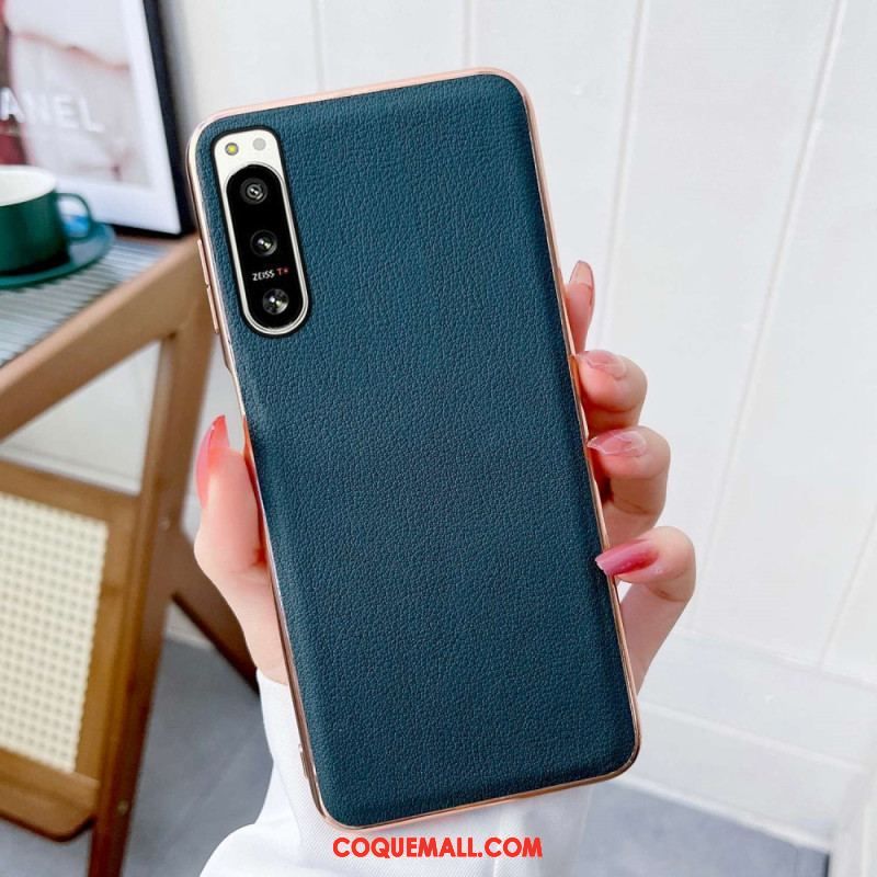 Coque Sony Xperia 5 IV Cuir Authentique