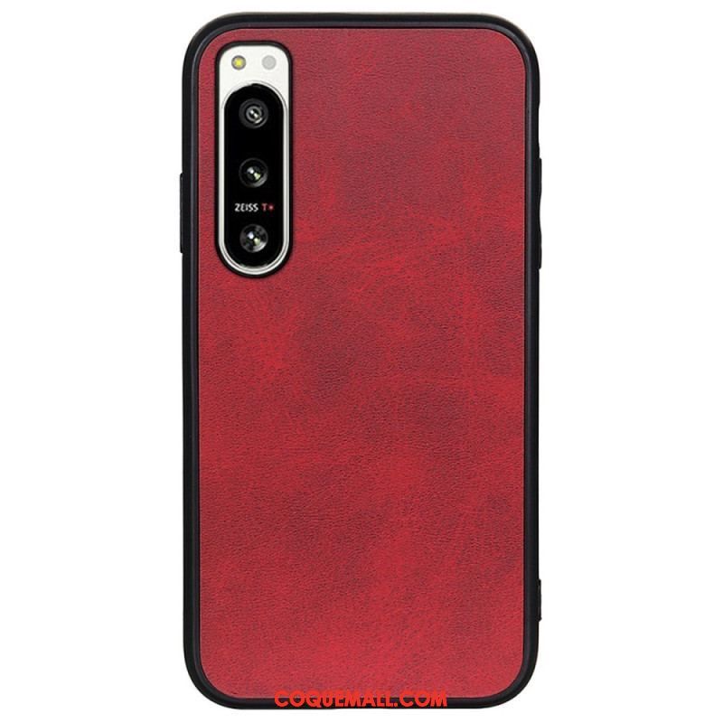 Coque Sony Xperia 5 IV Effet Cuir