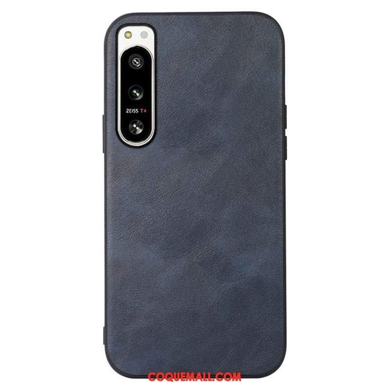 Coque Sony Xperia 5 IV Effet Cuir Look Raffiné