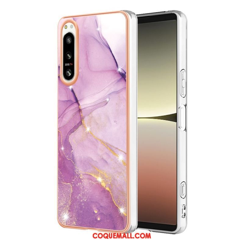 Coque Sony Xperia 5 IV Marbre Coloré