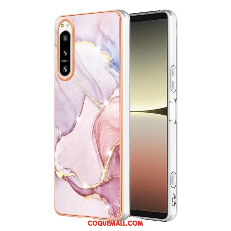 Coque Sony Xperia 5 IV Marbre Coloré