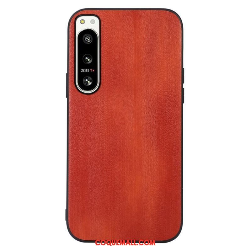 Coque Sony Xperia 5 IV Simili Cuir Texturé