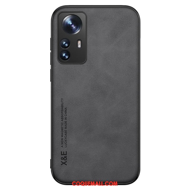 Coque Xiaomi 12 / 12X Cuir Effet Cuir X&E