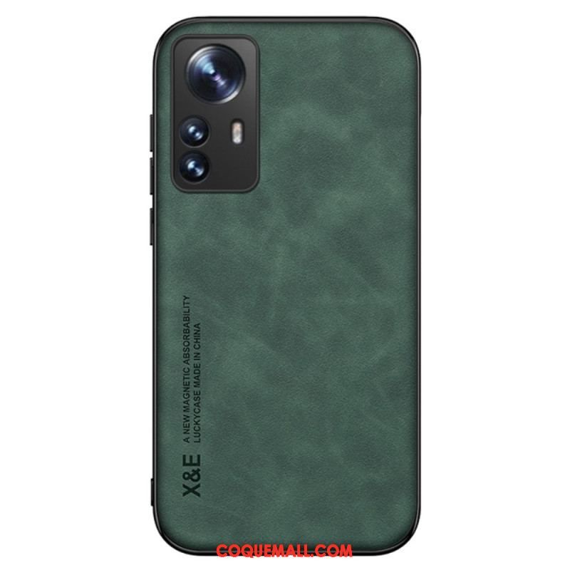 Coque Xiaomi 12 / 12X Cuir Effet Cuir X&E