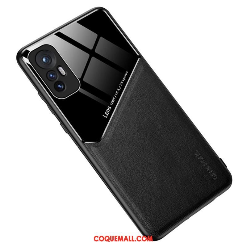 Coque  Xiaomi 12 / 12X  Effet Cuir Magnétique