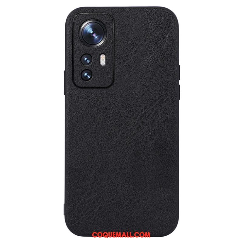 Coque Xiaomi 12 / 12X Effet Cuir Élégance