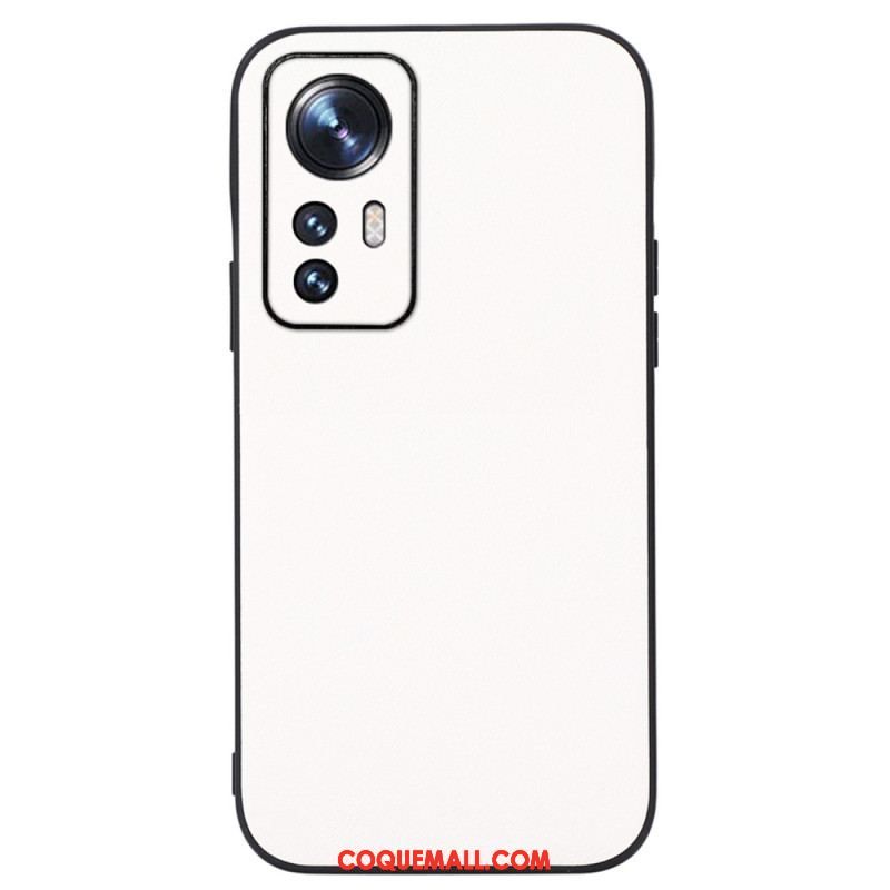 Coque Xiaomi 12 / 12X Effet Cuir Élégance